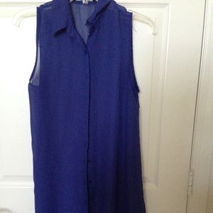 Sleeveless sheer Blouse